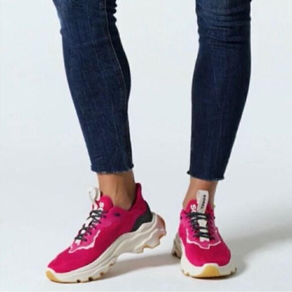 Sorel Kinetic Breakthru Day Sneakers in Pink - Picture 3 of 13